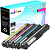 Brother TN-221 Black and TN-225 C/M/Y Compatible Toner Cartridge Set 