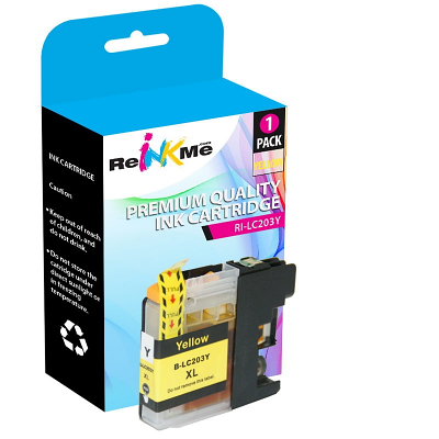 Brother LC203Y Yellow High Yield Compatible Ink Cartridge
