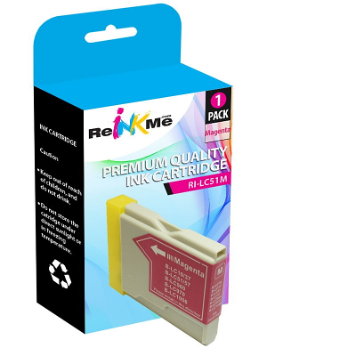 Brother LC51M Magenta Compatible Ink Cartridge