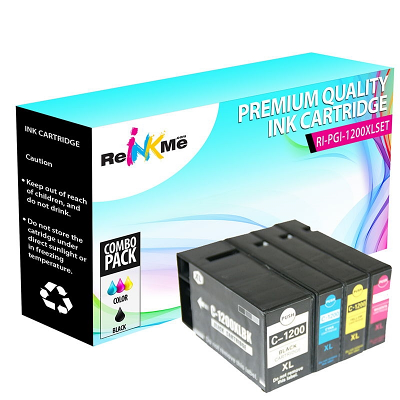 Canon PGI-1200XL Black & Color Compatible Ink Cartridge Set