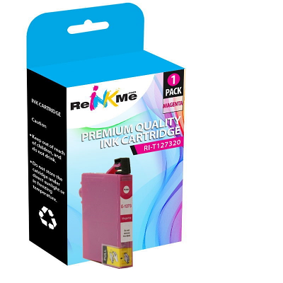 Epson 127 T127320 Magenta Ink Cartridge - Remanufactured