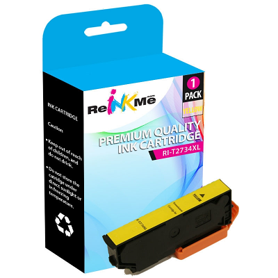 Epson 273XL T273XL420 Yellow Ink Cartridge - Remanufactured