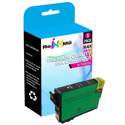 Epson T288XL T288XL120 Black Ink Cartridge - Remanufactured