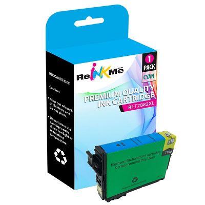 Epson T288XL T288XL220 Cyan Ink Cartridge - Remanufactured