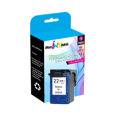 HP 22 C9352AN Tri-Color Compatible Ink Cartridge