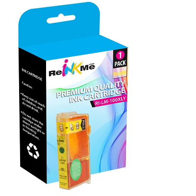 Lexmark 100XL 14N1071 Yellow Compatible Ink Cartridge