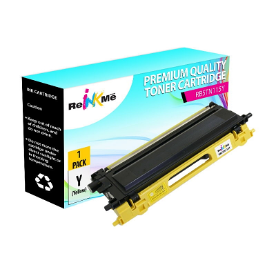 Brother TN-115 Yellow Compatible High Yield Toner Cartridge