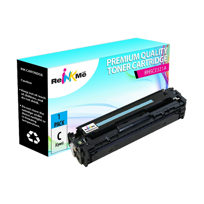 HP CE321A 128A Cyan Compatible Toner Cartridge