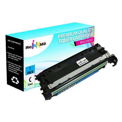 HP CE401A 507A Cyan Compatible Toner Cartridge