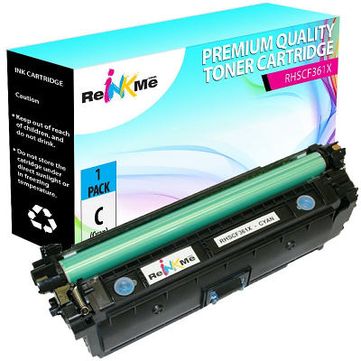 HP CF361X Cyan Compatible High Yield Toner Cartridge