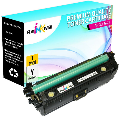 HP CF362X Yellow Compatible High Yield Toner Cartridge