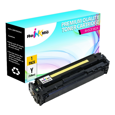 HP CF382A Yellow Compatible Toner Cartridge