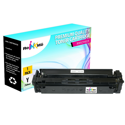 HP CF402X Yellow Compatible High Yield Toner Cartridge