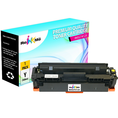 HP CF412X Yellow Compatible High Yield Toner Cartridge