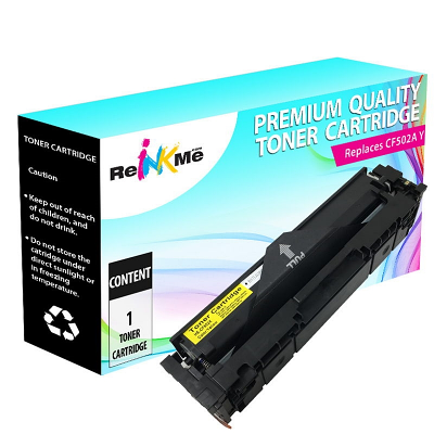 HP CF502A 202A Yellow Compatible Toner Cartridge