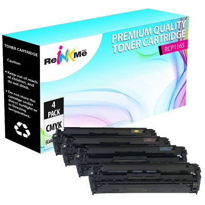 Canon 116 Black & Color Compatible Toner Cartridge Set