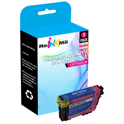 Epson T702XL T702XL320 Magenta Ink Cartridge - Remanufactured