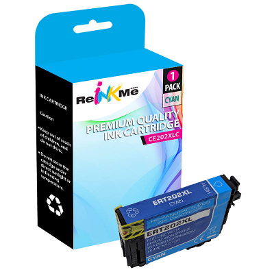 Epson T202XL T202XL220 Cyan Ink Cartridge - Remanufactured