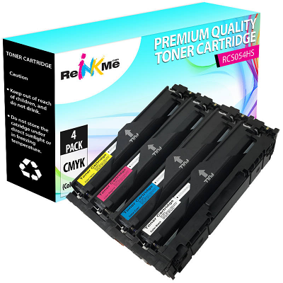 Canon 054H Black & Color Compatible Toner Cartridge Set