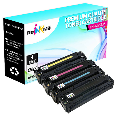 HP 131X Compatible Black & Color Toner Cartridge Set