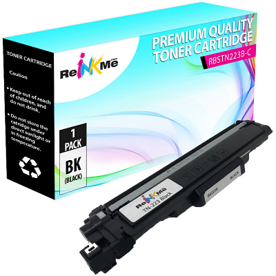 Brother TN-223 Black Compatible Toner Cartridge (Chip Included)