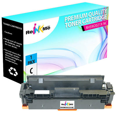 HP W2021X 414X Cyan Compatible Toner Cartridge (Without Chip)