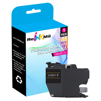 Brother LC3011Y Yellow Compatible Ink Cartridge