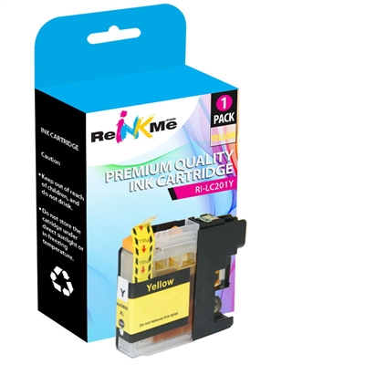 Brother LC201Y Yellow Compatible Ink Cartridge