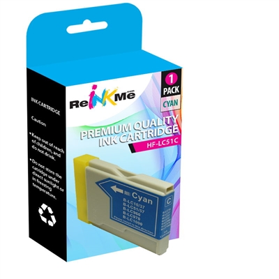 Brother LC51C Cyan Compatible Ink Cartridge