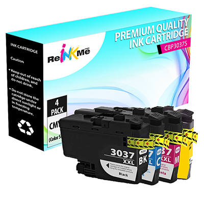 Brother LC3037 4Pack Compatible Ink Cartridge Set