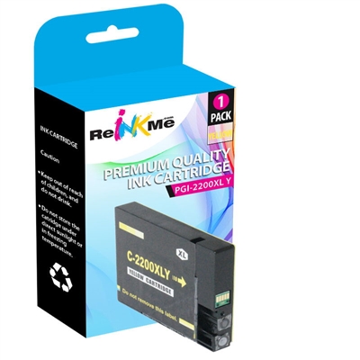 Canon PGI-2200XLY Yellow High Yield Compatible Ink Cartridge