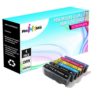 Canon CLI-281XXL Black & Color 6 Pack Compatible Ink Cartridges