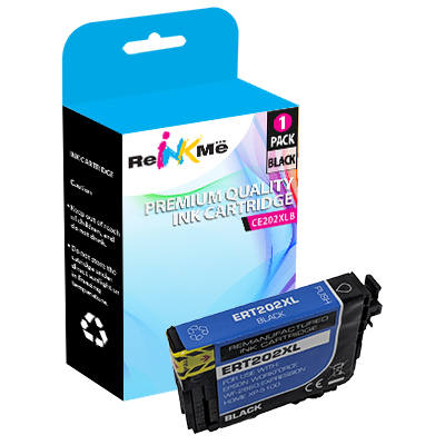 Epson T202XL T202XL120 Black Ink Cartridge - Remanufactured