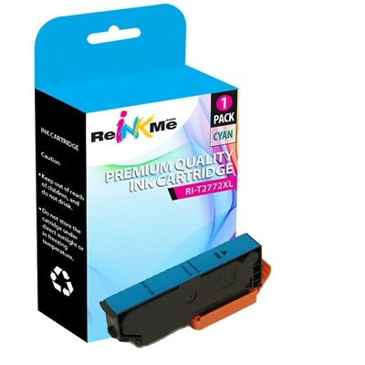 Epson 277XL T277XL220 Cyan Ink Cartridge - Remanufactured