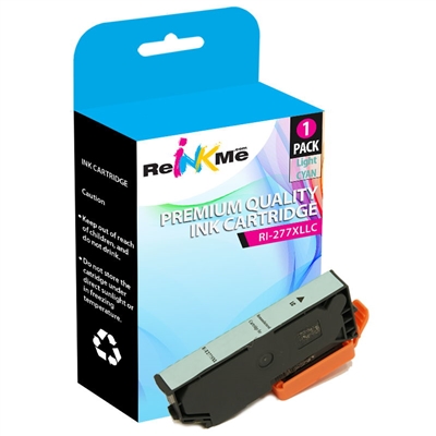 Epson 277XL T277XL520 Light Cyan Ink Cartridge - Remanufactured