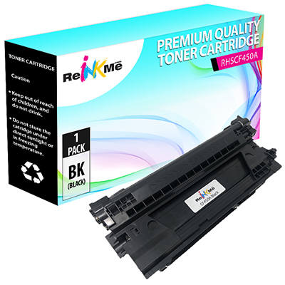 HP 655A CF450A Black Compatible Toner Cartridge