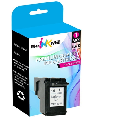 HP 60 CC640WN Black Compatible Ink Cartridge