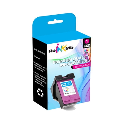 HP 63XL F6U63AN Tri-color Compatible Ink Cartridge