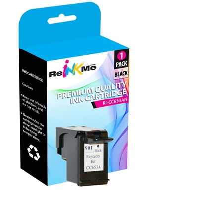 HP 901 CC653AN Black Compatible Ink Cartridge