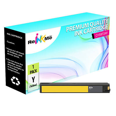 HP L0R92AN 972A Yellow Compatible Ink Cartridge