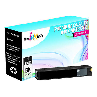 HP J3M71A 981A Black Compatible Ink Cartridge