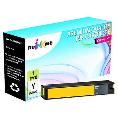HP L0R11A 981X Yellow Compatible Ink Cartridge