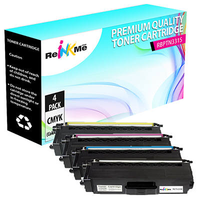 Brother TN-331 Compatible Color Toner Cartridge Set