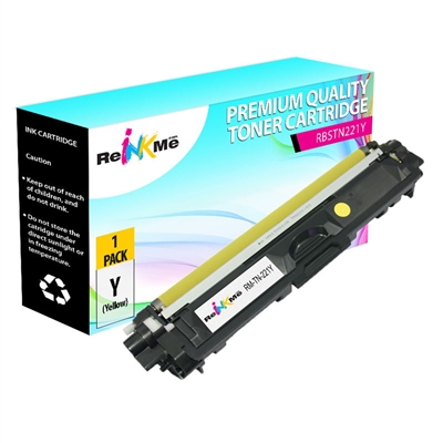 Brother TN-221 Yellow Compatible Toner Cartridge