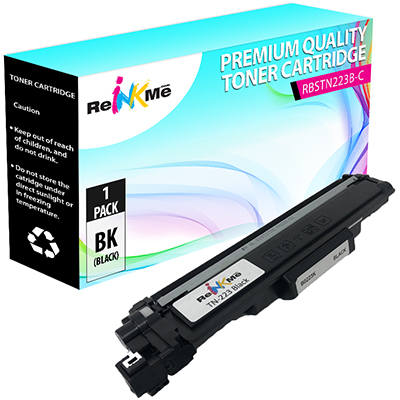 Brother TN-223 Black Compatible Toner Cartridge (Chip Included)