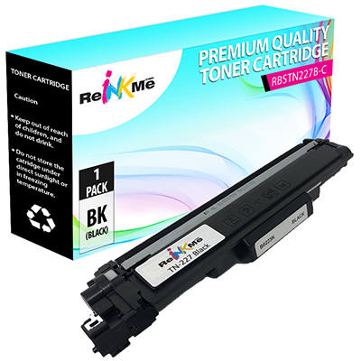 Brother TN-227 Black Compatible Toner Cartridge (Chip Included)