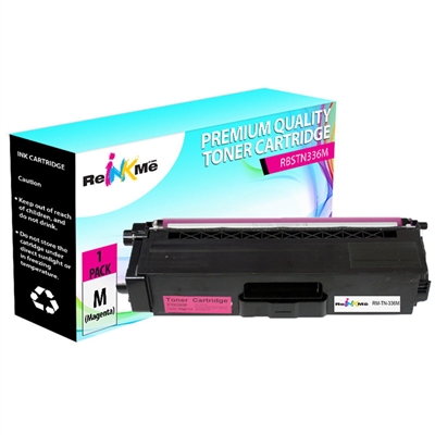 Brother TN-336M Magenta Compatible Toner Cartridge