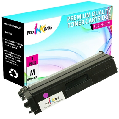 Brother TN-433 Magenta Compatible Toner Cartridge