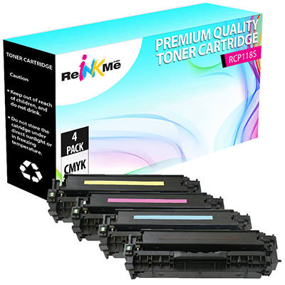 Canon 118 Black & Color Compatible Toner Cartridge Set