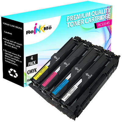 Canon 054 Black & Color Compatible Toner Cartridge Set